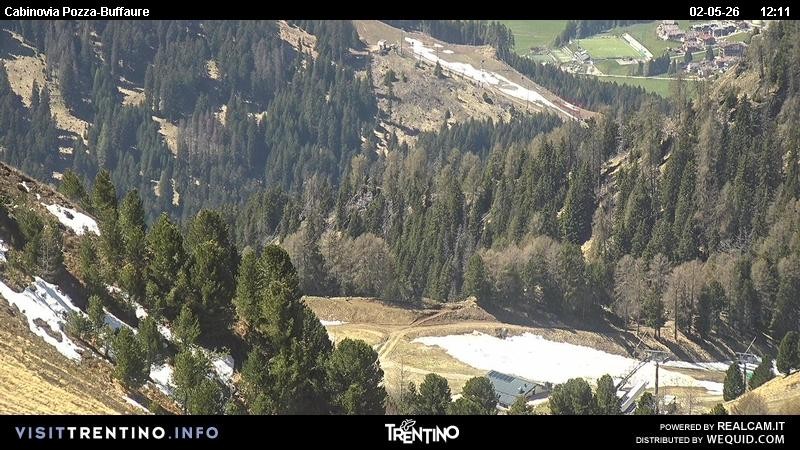 Archiv Foto Webcam Pozza-Buffaure