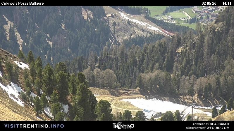 Archiv Foto Webcam Pozza-Buffaure