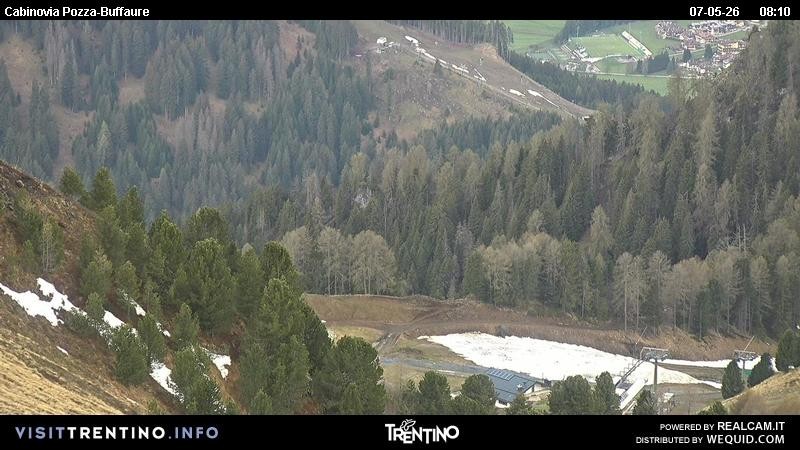 Archiv Foto Webcam Pozza-Buffaure