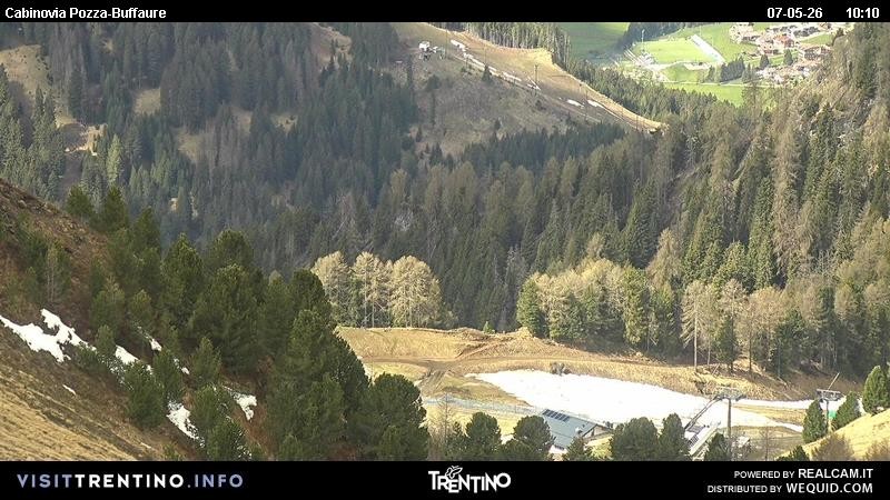 Archiv Foto Webcam Pozza-Buffaure