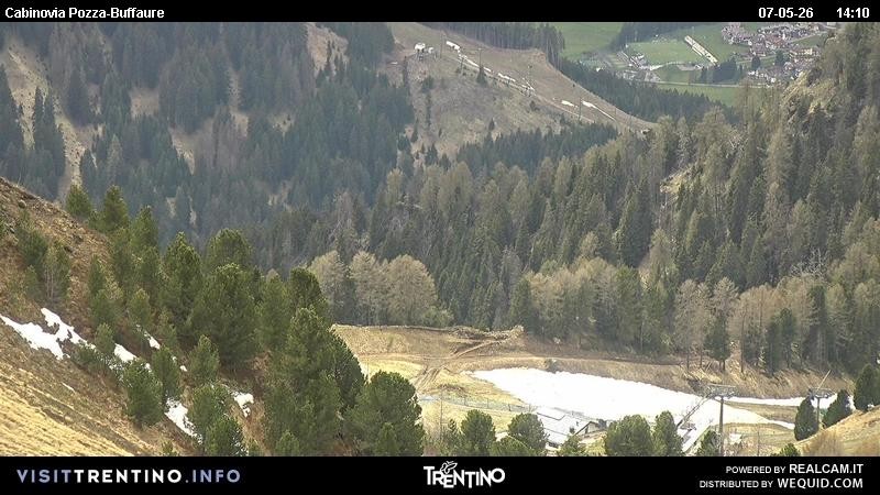 Archived image Webcam Buffaure - Col de Valvacin