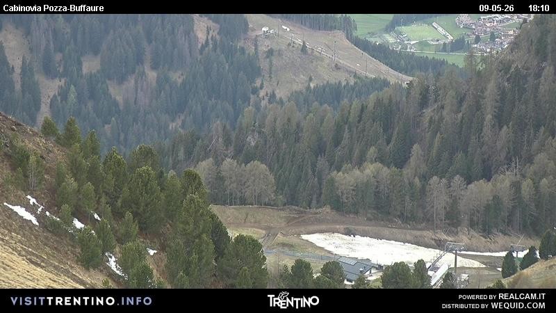 Archiv Foto Webcam Pozza-Buffaure