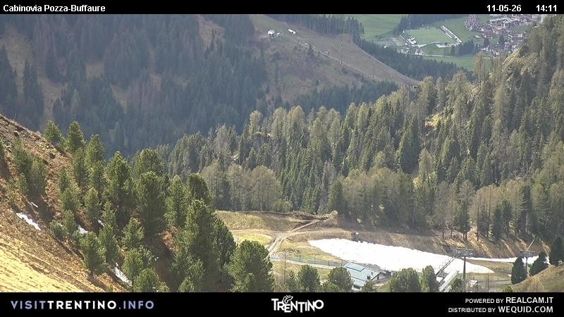 Archiv Foto Webcam Pozza-Buffaure