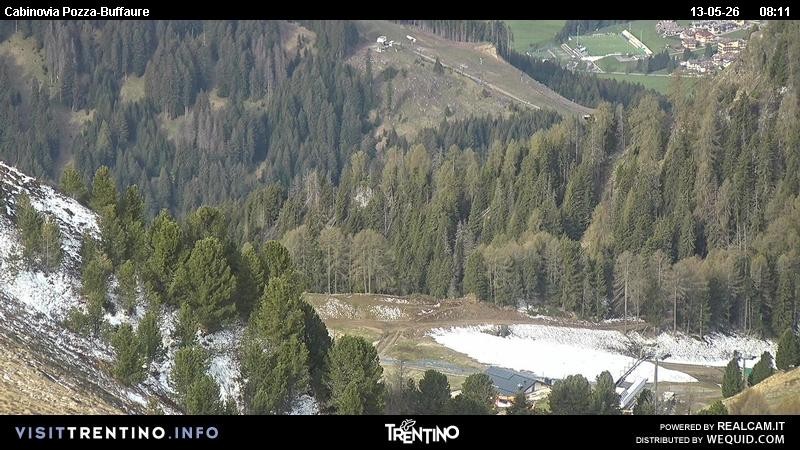 Archiv Foto Webcam Pozza-Buffaure