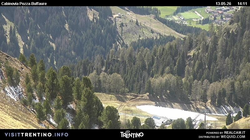 Archiv Foto Webcam Pozza-Buffaure
