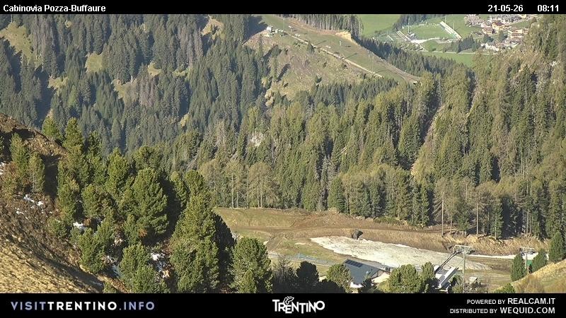 Archiv Foto Webcam Pozza-Buffaure