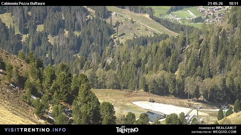 Archiv Foto Webcam Pozza-Buffaure