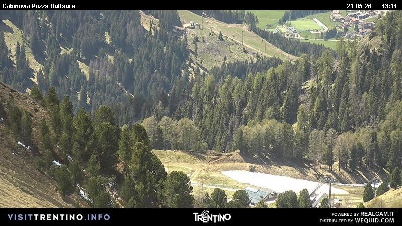 Archiv Foto Webcam Pozza-Buffaure