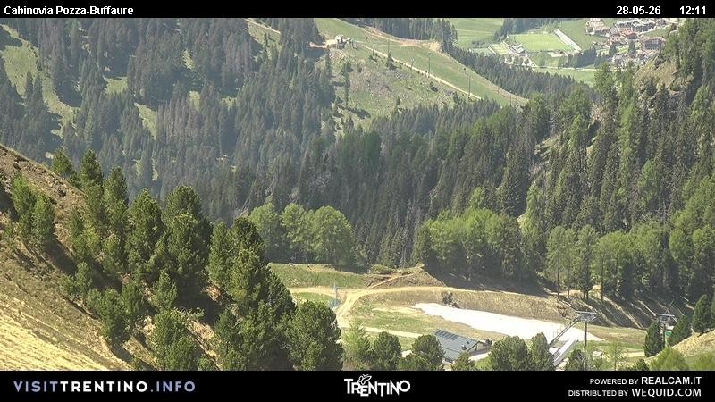 Archiv Foto Webcam Pozza-Buffaure