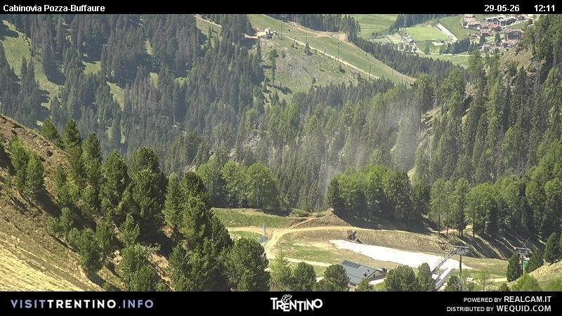 Archiv Foto Webcam Pozza-Buffaure