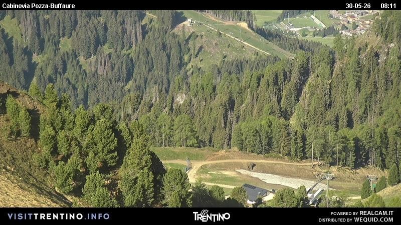 Archiv Foto Webcam Pozza-Buffaure