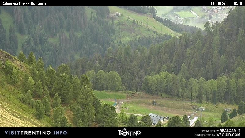 Archiv Foto Webcam Pozza-Buffaure