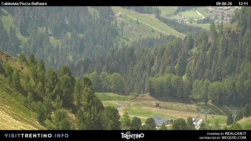 Archiv Foto Webcam Pozza-Buffaure