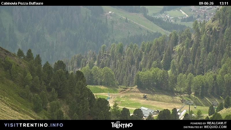 Archiv Foto Webcam Pozza-Buffaure