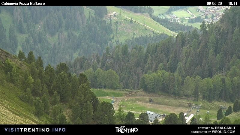 Archiv Foto Webcam Pozza-Buffaure