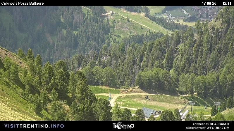 Archiv Foto Webcam Pozza-Buffaure