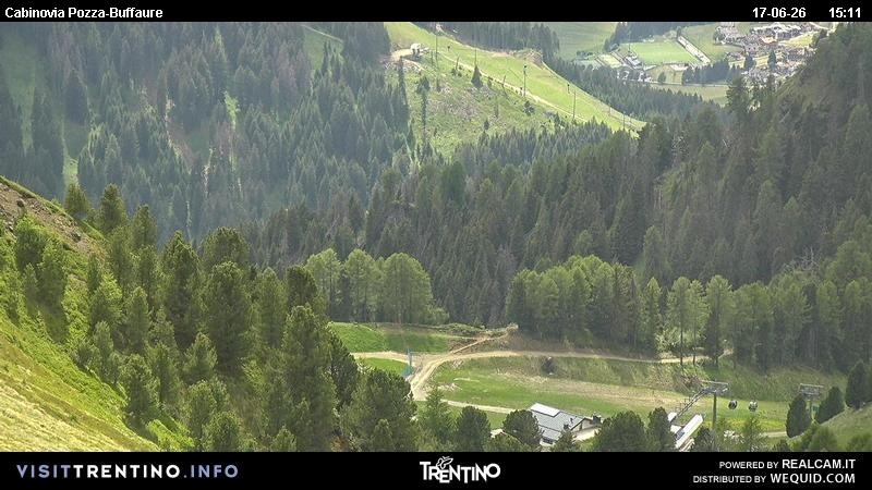 Archiv Foto Webcam Pozza-Buffaure