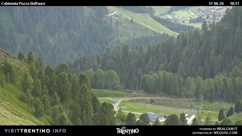 Archiv Foto Webcam Pozza-Buffaure