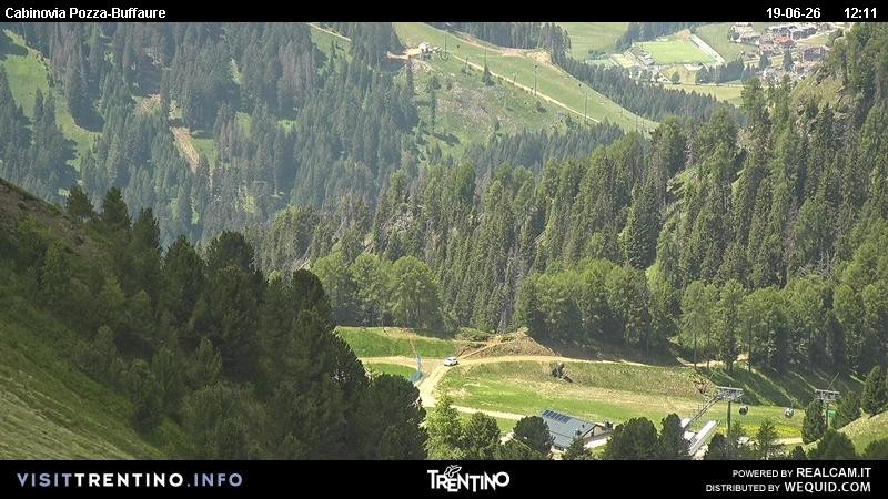 Archiv Foto Webcam Pozza-Buffaure