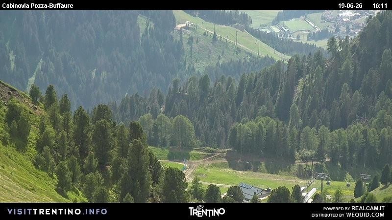 Archiv Foto Webcam Pozza-Buffaure