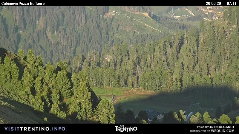 Archived image Webcam Buffaure - Col de Valvacin