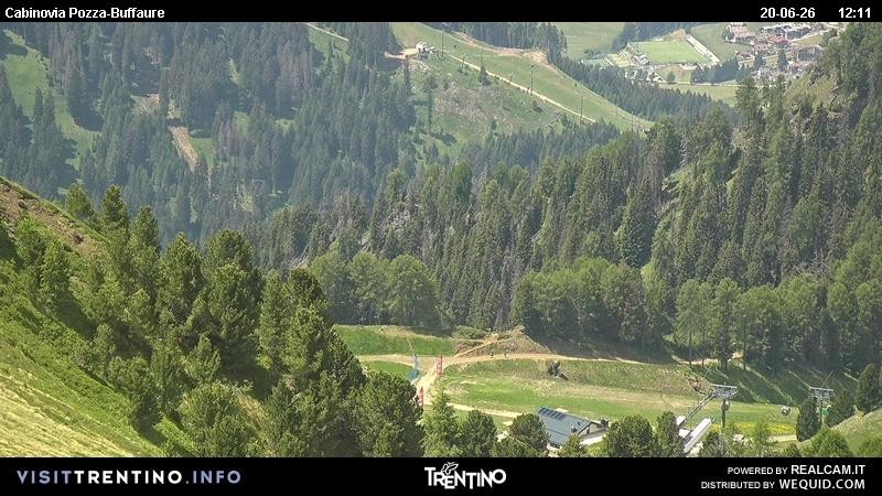 Archived image Webcam Buffaure - Col de Valvacin