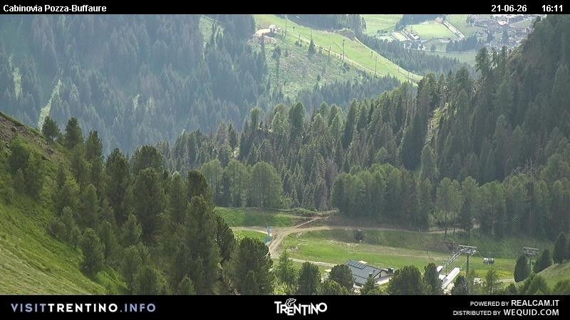 Archiv Foto Webcam Pozza-Buffaure