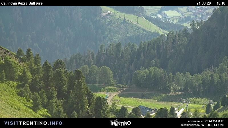 Archiv Foto Webcam Pozza-Buffaure
