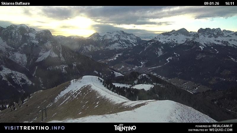Archiv Foto Webcam Valley Fassa (Buffaure Bergstation)