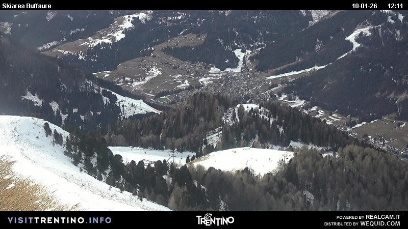 Archived image Webcam Valley Fassa - top station cable car Buffaure
