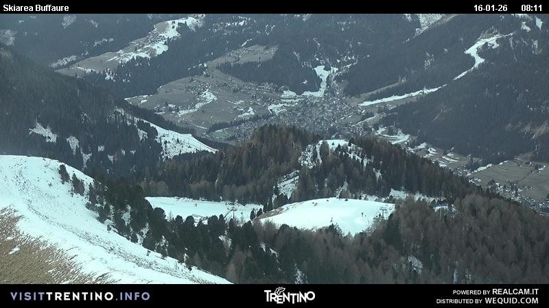 Archived image Webcam Valley Fassa - top station cable car Buffaure