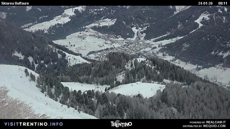 Archiv Foto Webcam Valley Fassa (Buffaure Bergstation)