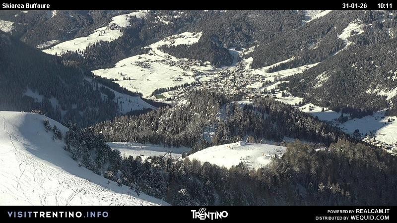 Archived image Webcam Valley Fassa - top station cable car Buffaure