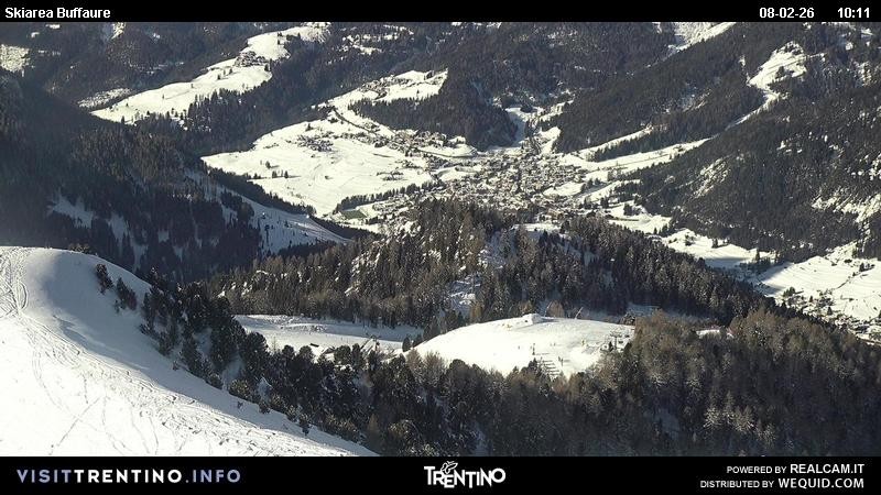 Archived image Webcam Valley Fassa - top station cable car Buffaure