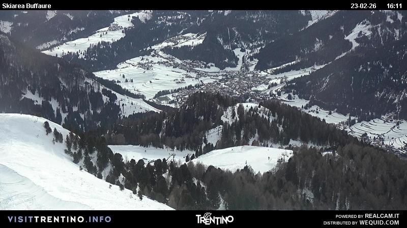 Archived image Webcam Valley Fassa - top station cable car Buffaure