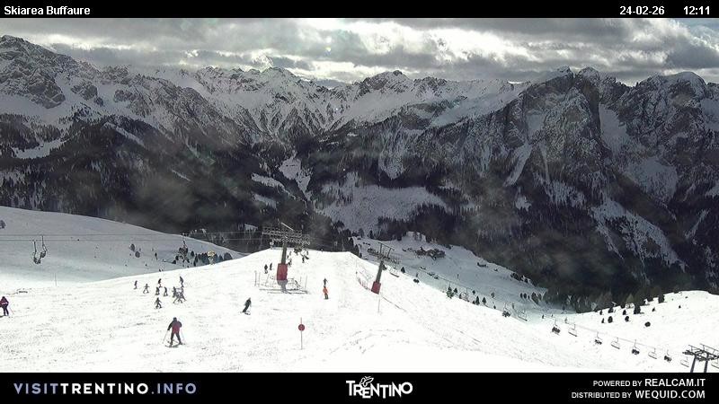 Archiv Foto Webcam Valley Fassa (Buffaure Bergstation)