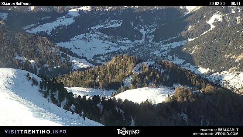 Archiv Foto Webcam Valley Fassa (Buffaure Bergstation)