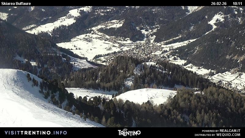 Archiv Foto Webcam Valley Fassa (Buffaure Bergstation)