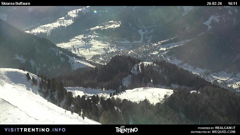 Archived image Webcam Valley Fassa - top station cable car Buffaure