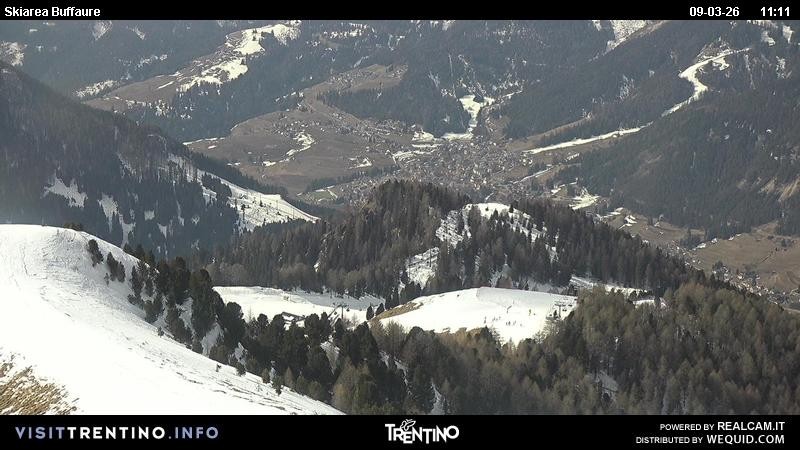 Archiv Foto Webcam Valley Fassa (Buffaure Bergstation)