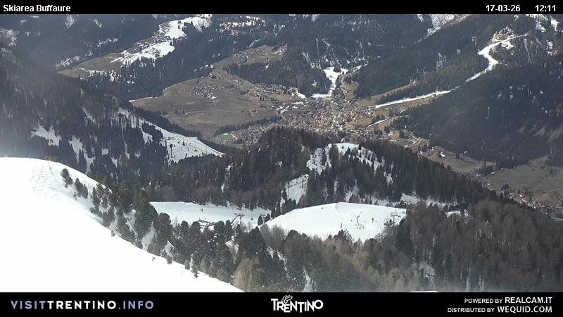 Archiv Foto Webcam Valley Fassa (Buffaure Bergstation)