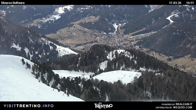 Archiv Foto Webcam Valley Fassa (Buffaure Bergstation)