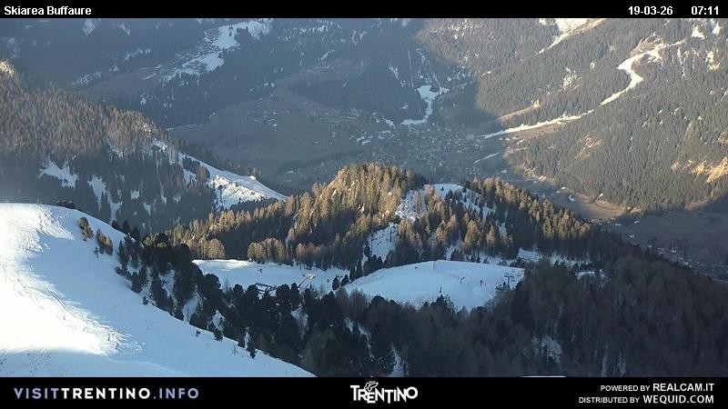 Archiv Foto Webcam Valley Fassa (Buffaure Bergstation)