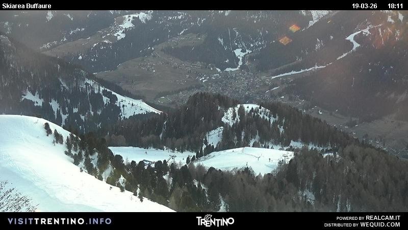 Archiv Foto Webcam Valley Fassa (Buffaure Bergstation)