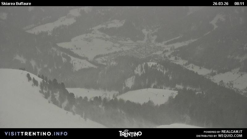 Archived image Webcam Valley Fassa - top station cable car Buffaure