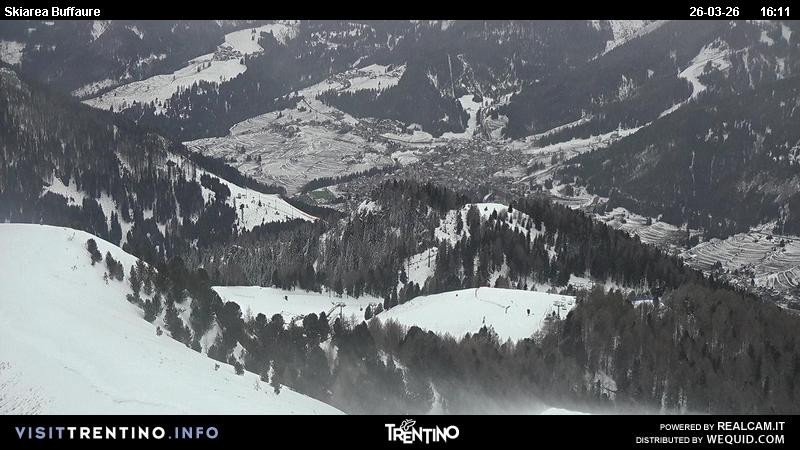 Archived image Webcam Valley Fassa - top station cable car Buffaure