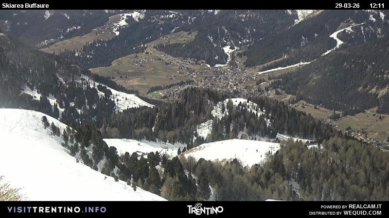 Archived image Webcam Valley Fassa - top station cable car Buffaure