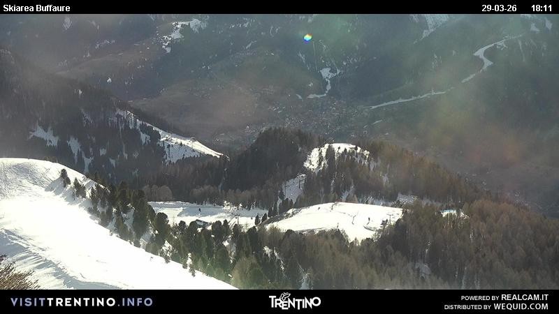 Archived image Webcam Valley Fassa - top station cable car Buffaure