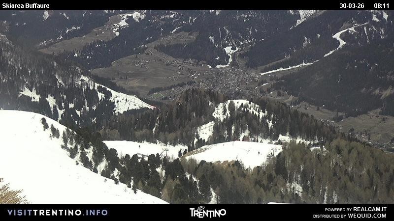 Archiv Foto Webcam Valley Fassa (Buffaure Bergstation)