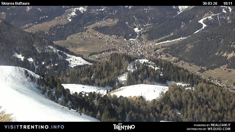 Archiv Foto Webcam Valley Fassa (Buffaure Bergstation)